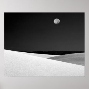 Poster USA, Nouveau Mexique, White Sands National Monumen