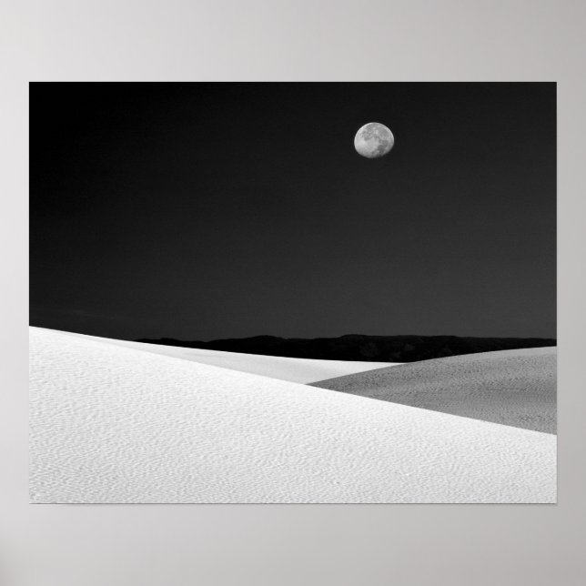 Poster USA, Nouveau Mexique, White Sands National Monumen (Devant)
