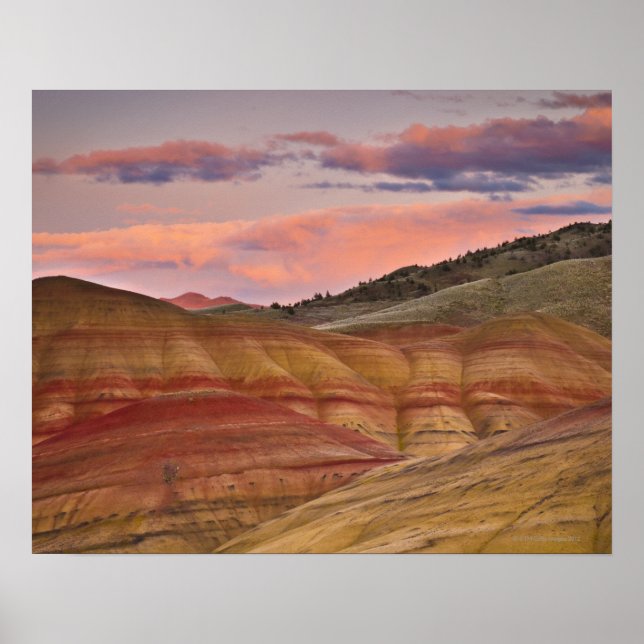 Poster USA, Oregon, Mitchell, Painted Hills pendant 2 (Devant)
