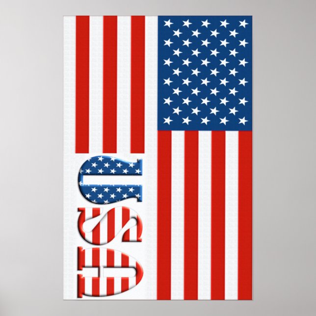 Poster USA patriotique (Devant)