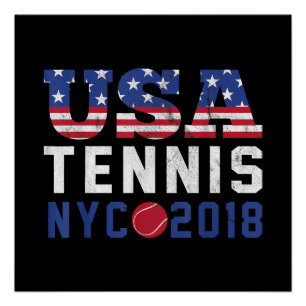 Poster USA Tennis US New York 2018