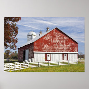 Poster USA, Virginie-Occidentale, Arbovale. Monongahela