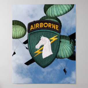 Poster USACAPOC 1er Patch Opérations Spéciales Imprimer