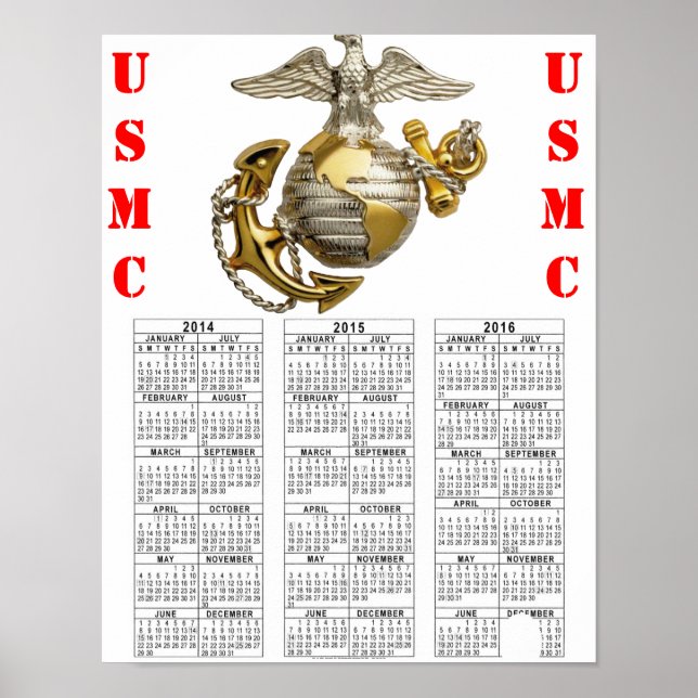 POSTER USMC (Devant)