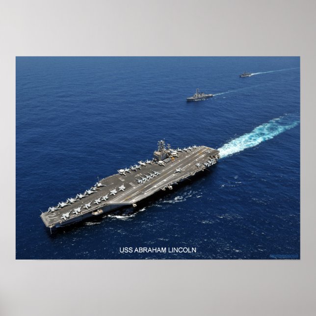 Poster USS Abraham Lincoln (Devant)