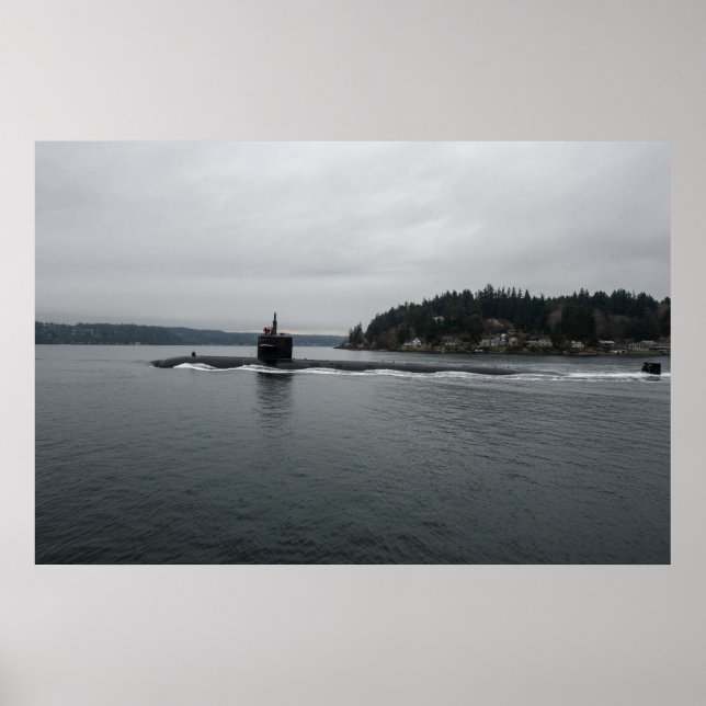 Poster USS Bremerton (SSN 698) (Devant)