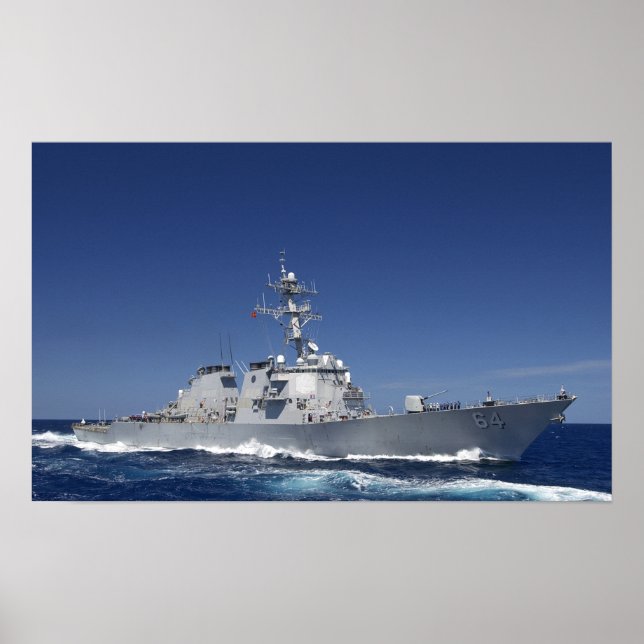 Poster USS Carney (DDG 64) (Devant)
