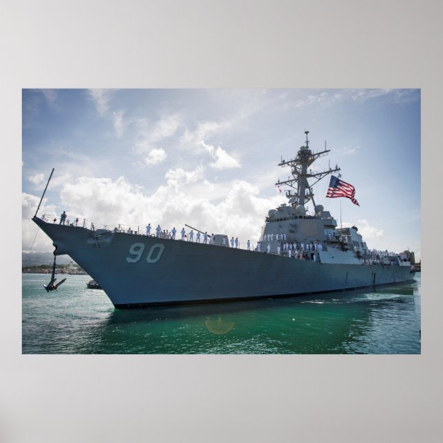 Poster USS Chafee (DDG 90) (Devant)