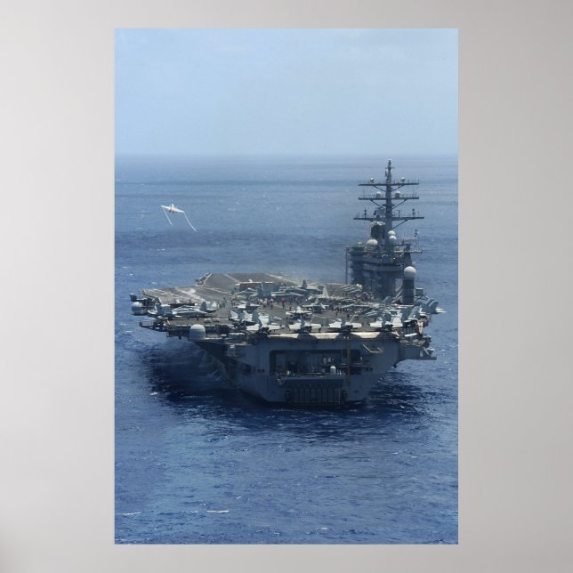 Poster USS Dwight D. Eisenhower (CVN 69) (Devant)