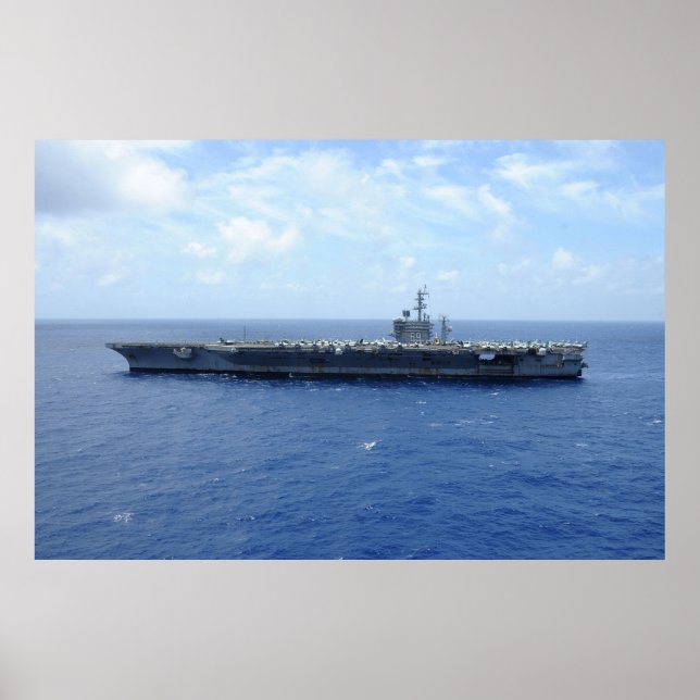 Poster USS Dwight D. Eisenhower (CVN 69) (Devant)