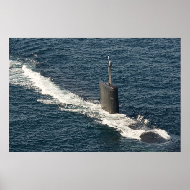 Poster USS Hampton (SSN 767) (Devant)