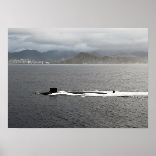 Poster USS Hawaii (SSN 776) (Devant)