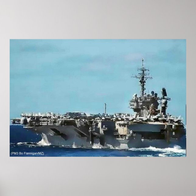 POSTER USS KITTYHAWK (Devant)