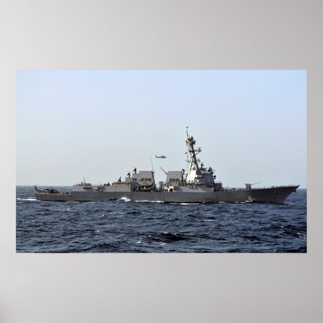 Poster USS Momsen (DDG 92) (Devant)