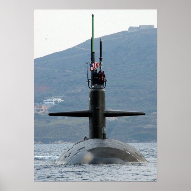 Poster USS Newport News (SSN 750) (Devant)