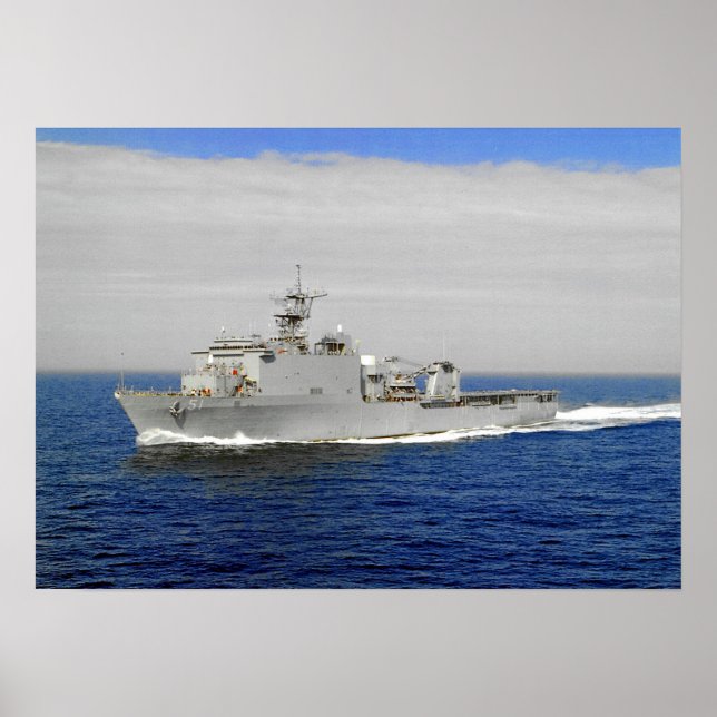 Poster USS Oak Hill (LSD 51) (Devant)