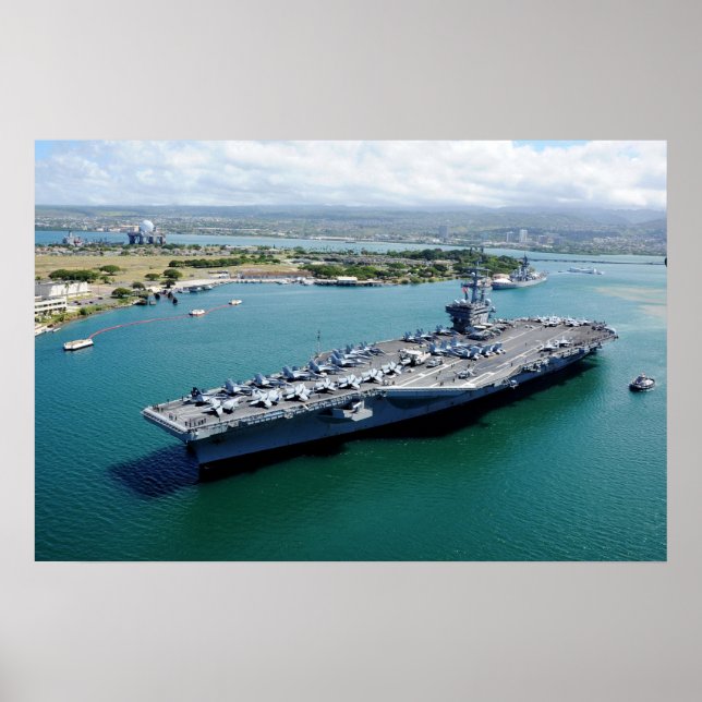Poster USS Ronald Reagan (CVN 76) (Devant)