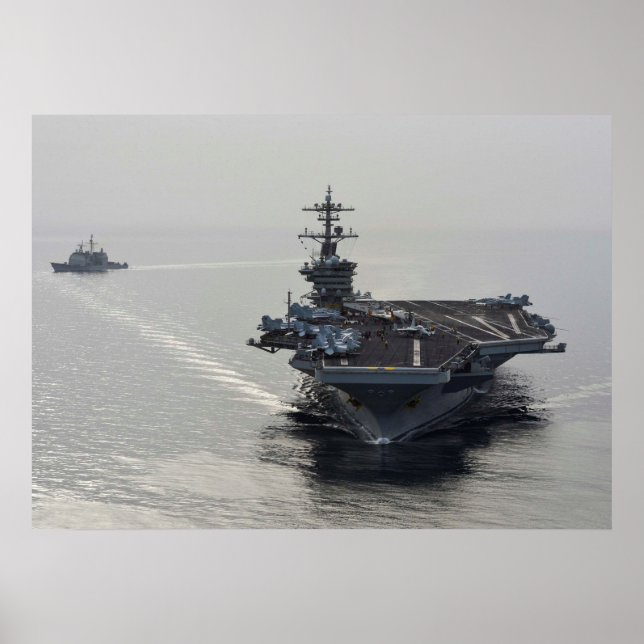 Poster USS Theodore Roosevelt (CVN 71) (Devant)