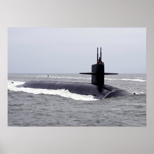 Poster USS West Virginia (SSBN 736) (Devant)