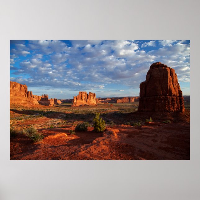 Poster Utah, Parc national des Arches, formations rocheus (Devant)