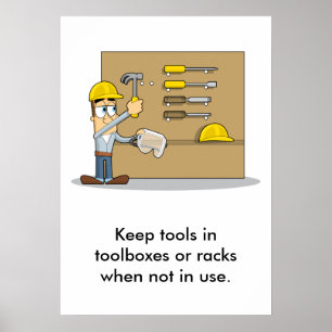 Poster Utilisation des outils à main 002