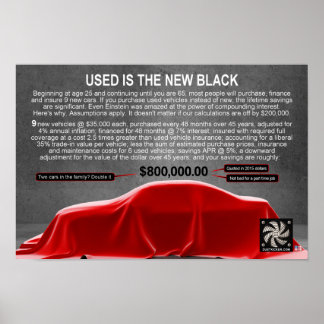 POSTER UTILISÉ EST LE NOUVEAU NOIR