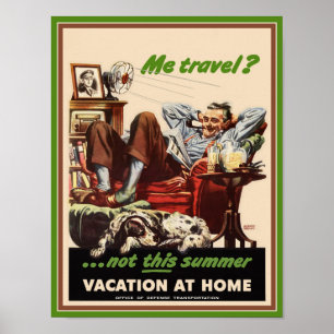 Poster : Vacances à la maison