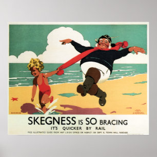 Poster VACANCES à SKEGNESS c. 1908