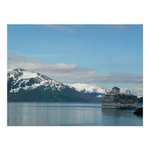 Poster Vacances de croisière en Alaska Photographie de vo