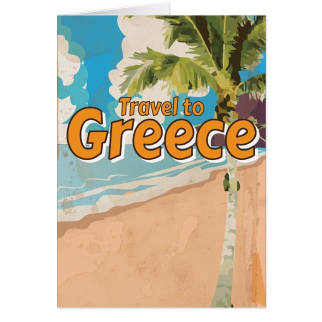 Poster vacances Vintages en Grèce (Devant)