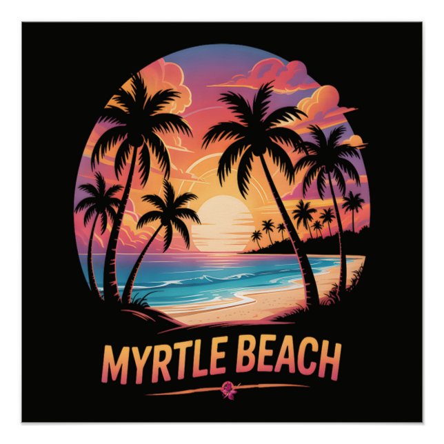 Poster Vacancier de Myrtle Beach  (Devant)