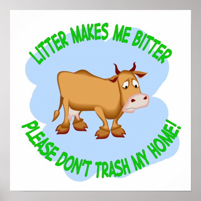 Poster vache (Devant)