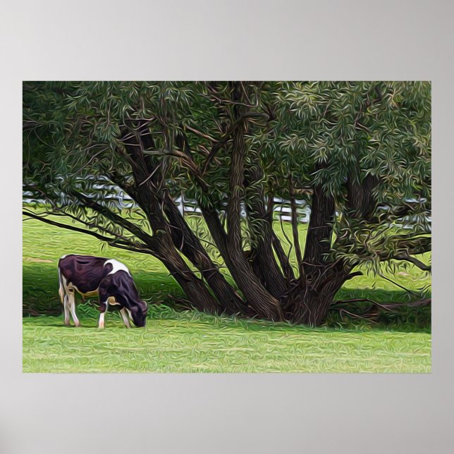 Poster Vache de campagne (Devant)
