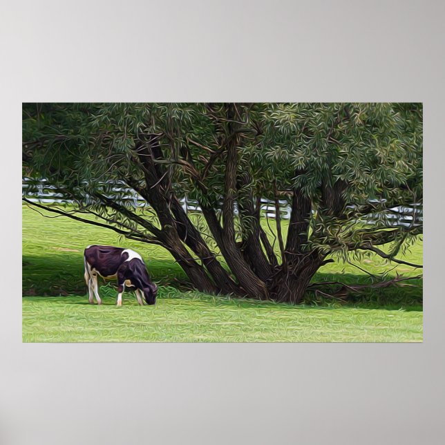 Poster Vache de campagne (Devant)