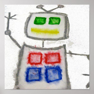 Poster Vague robotique