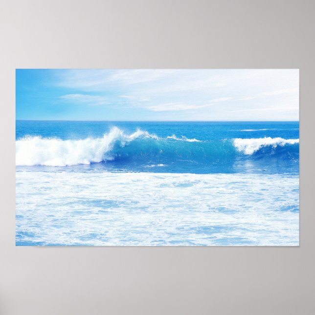 Poster Vagues de l'océan (Devant)