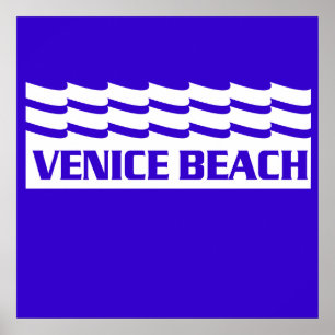 Poster Vagues de plage de Venice