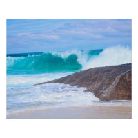 Vagues géantes spectaculaires Rochers Paysage mari