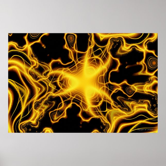 Poster Vagues solaires (Devant)