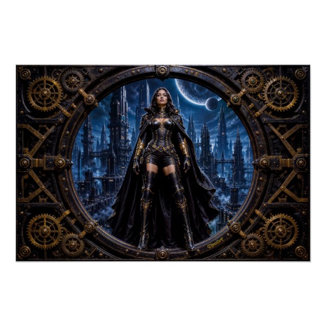 Poster Valaeria Valceria devant la Citadelle d'Oroslavian (Devant)