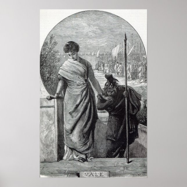Poster Vale, de 'Leisure Hour', 1888 (Devant)
