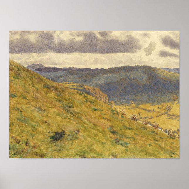 Poster Valley of the Teme (Devant)