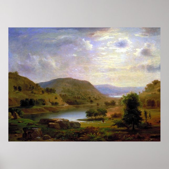 Poster Valley Pasture par Duncanson (Devant)