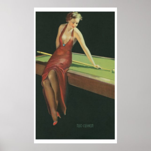 Poster Vamp à deux coussins (Devant)