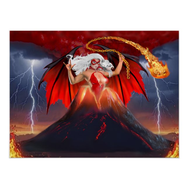 Poster Vampire Rebelle : L'Évasion Volcanique (Devant)