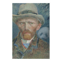 Poster : Van Gogh Autoportrait avec Panda géant