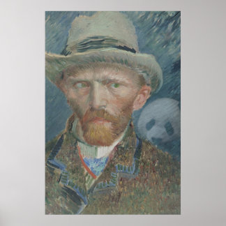 Poster : Van Gogh Autoportrait avec Panda géant
