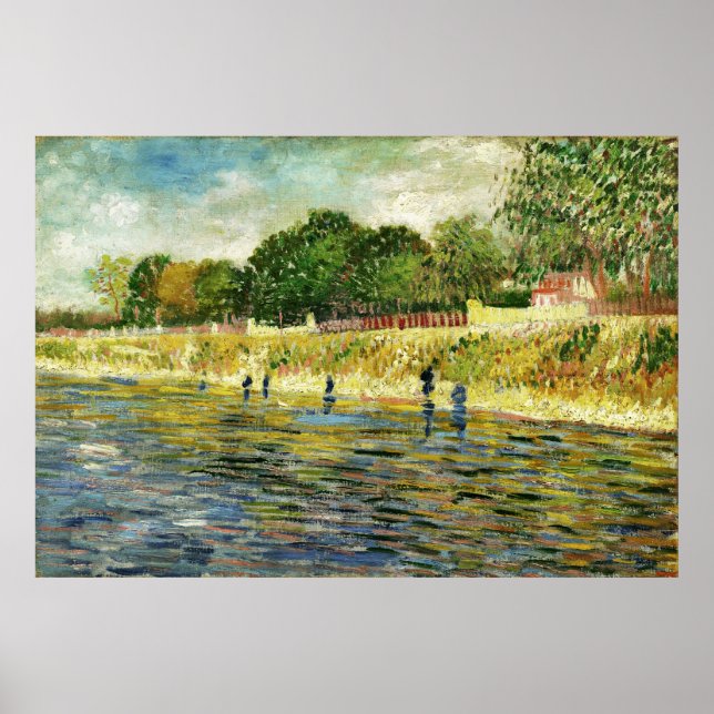 Poster Van Gogh Banks de la Seine (F293) Art (Devant)