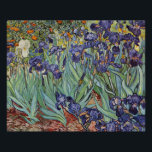 Poster Van Gogh Irises Peinture impressionniste<br><div class="desc">Vincent Van Gogh Irises à Saint Remy - Irises de Vincent Van Gogh est une magnifique peinture impressionniste réalisée par l'un des maîtres impressionnistes de tous les temps. Le jardin de l'iris tourbillonne de couleur et d'émotion, les iris violets jaillissant de leurs tiges et feuilles bleus et verts. Il y...</div>