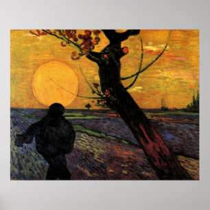 Poster Van Gogh; Le Farman Vintage, Sower